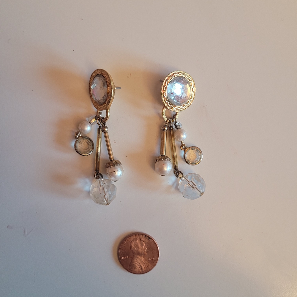 Vintage Silver Dangle Earrings